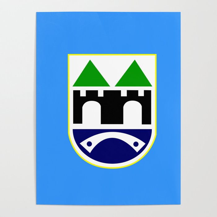 Flag of Sarajevo Poster
