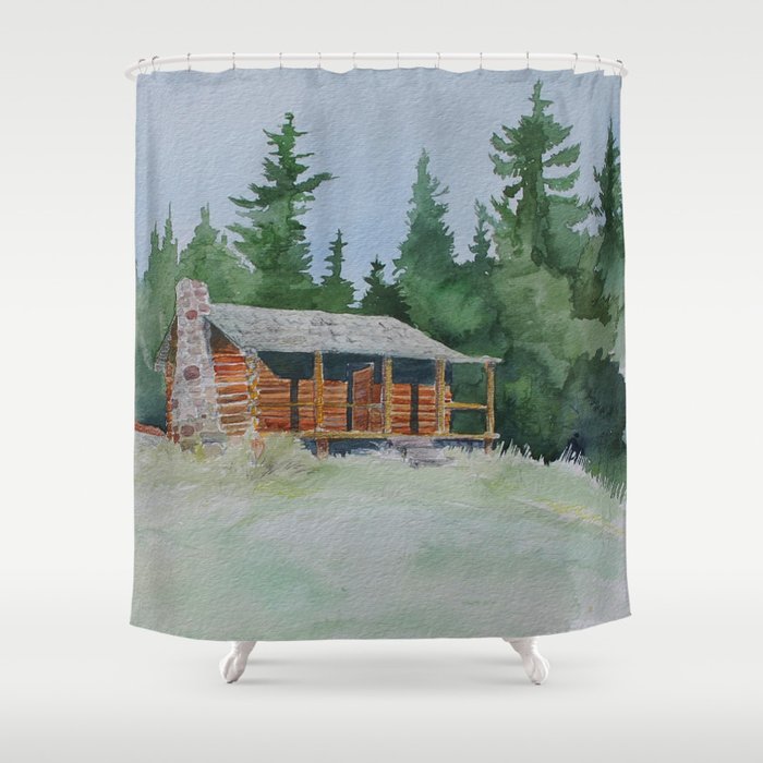Cabin Shower Curtain
