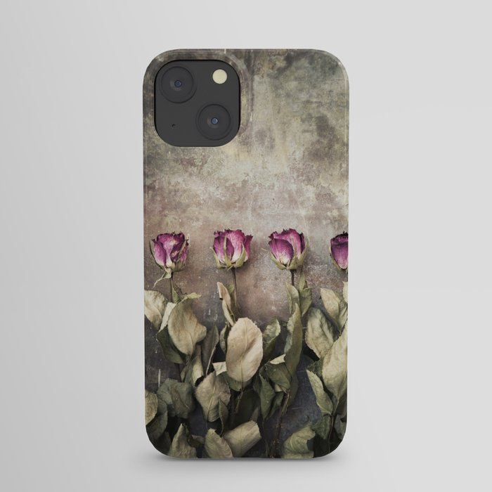 Five dried roses iPhone Case