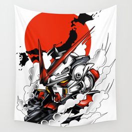 ASTRAY RED FRAME BUST F-12 Wall Tapestry