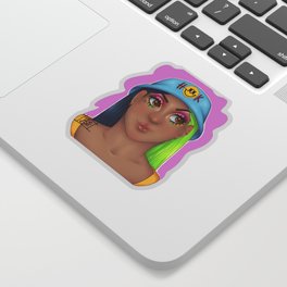 Who Is She?? Sticker