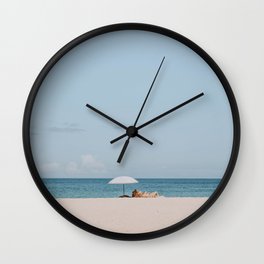 summer beach ii Wall Clock