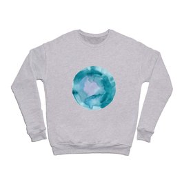 1    | 200130 | Circle | Moon | Watercolor Painting |  Watercolor Art Crewneck Sweatshirt