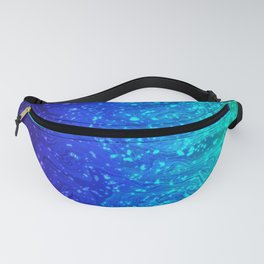 Blue Green Sparkle Fanny Pack