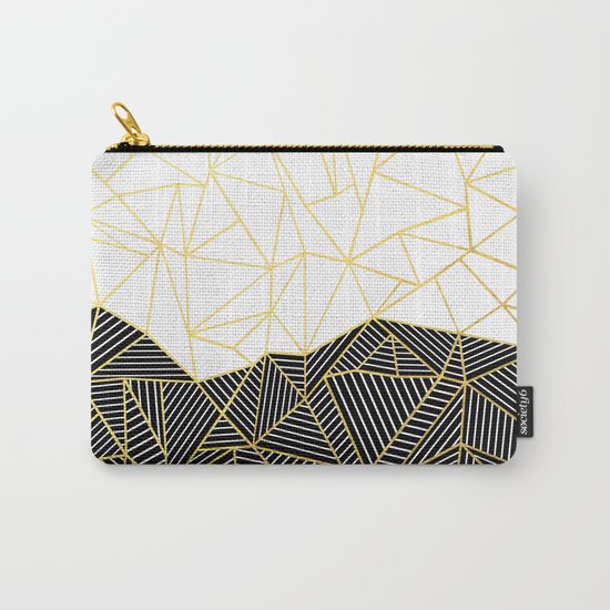 Ab Half and Half White Gold Carry-All Pouch
