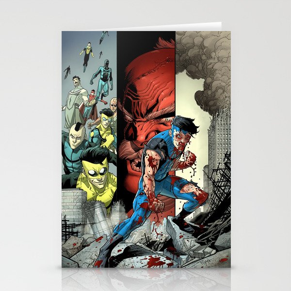 Invincible Cartoon Stationery Cards
