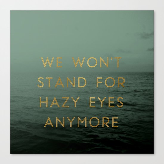 Hazy Eyes Canvas Print