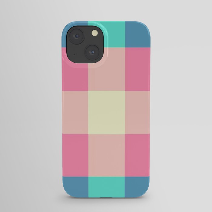 Stripes and Squares iPhone Case