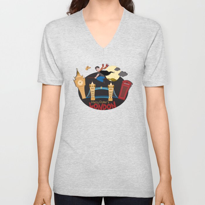 Harry Potter's London V Neck T Shirt