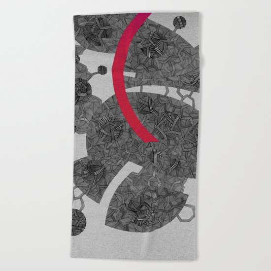 - cosmos_12 - Beach Towel