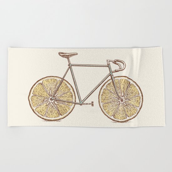 Velocitrus (color version) Beach Towel