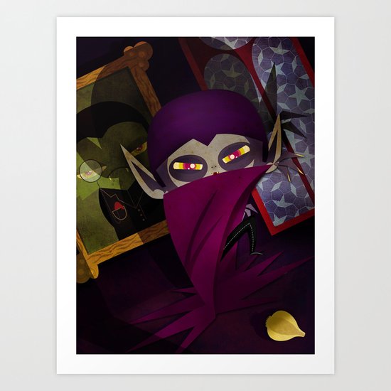 the vampire Art Print