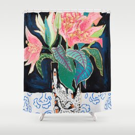 Dark Floral Shower Curtains For Any Bathroom Decor Society6