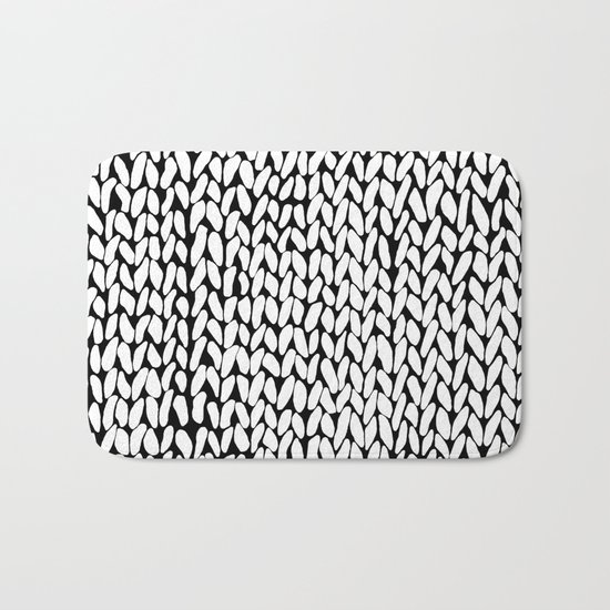 Hand Knitted Loops Bath Mat