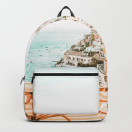 Positano, Italy Beach Vibes Photography Backpack
