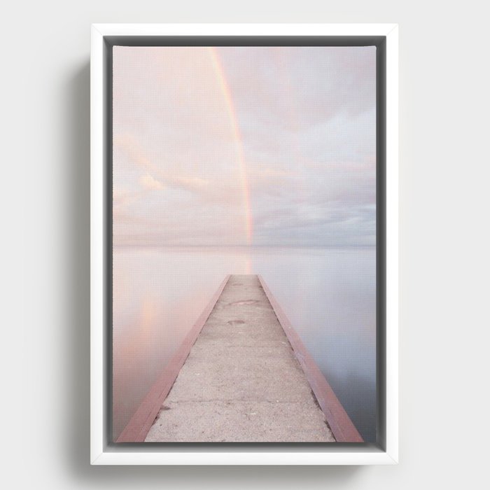 Path To Heaven Framed Canvas