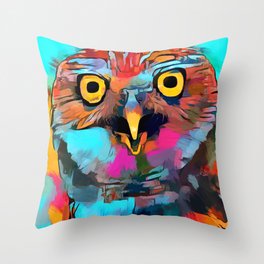 Burrowing Owl Throw Pillow