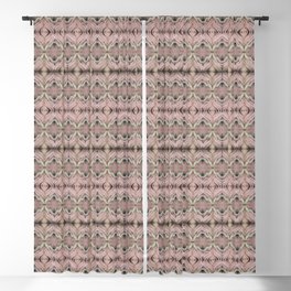 Romantic abstract frills and texture pattern Blackout Curtain