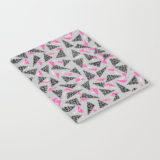 Trizza - triangle zig zag modern minimal trendy pattern print gender neutral non binary art for all Notebook