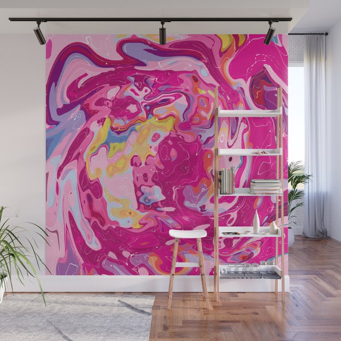 Abstract Marble Painting Wall Mural