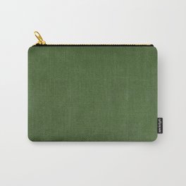Sage Green Velvet texture Carry-All Pouch
