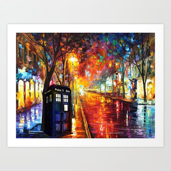 Tardis Full Color Art Print