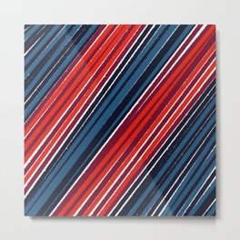 Abstract colorized stripes Metal Print | Illustration, Street Art, Painting, Pattern, Acrylic, Digital, Surrealism, Colorcontrast, Pop Art, Geometricpattern 