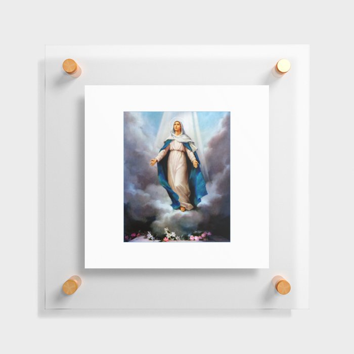 Virgin Mary Floating Acrylic Print