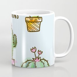 Funny Green Collection Cactus Coffee Mug