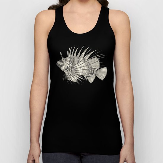 fish mirage chartreuse Unisex Tank Top