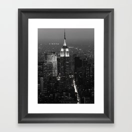 New York Empire State Building Framed Art Print