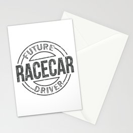 future Racecar driver Stationery Cards