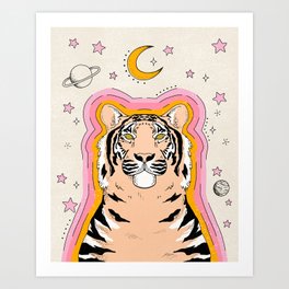 Celestial Tiger Art Print