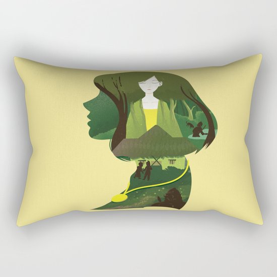 On My Mind Rectangular Pillow