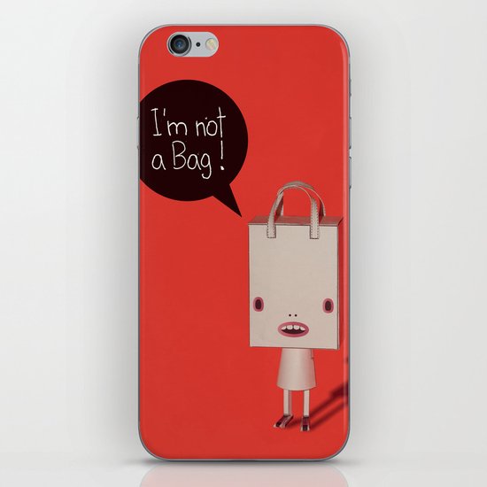 I'm not a bag! iPhone & iPod Skin