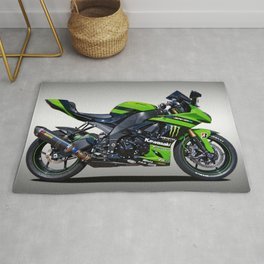 Kawasaki Motorbike Rug