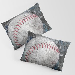 Baseball print work vs 1 Pillow Sham