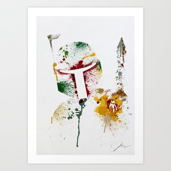 Bounty hunter Art Print