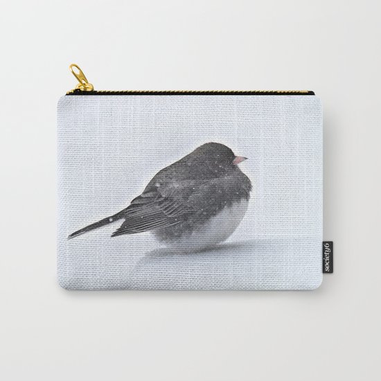 Brave Bird in a Blizzard Carry-All Pouch