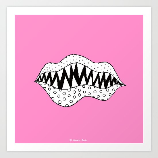 Love In Peace ( L I P ) ( HQ pixel ) Art Print