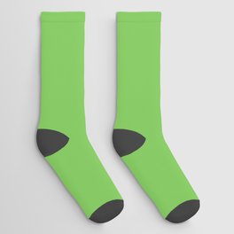 GREEN FLASH PANTONE 15-0146 Socks