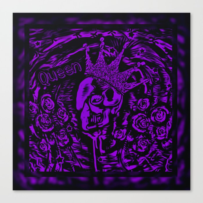 The Queen of Purple Forever Canvas Print