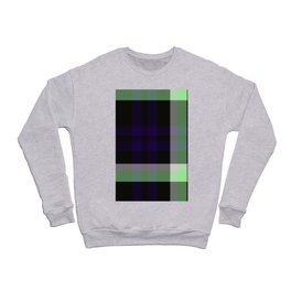 Purple Green Tartan Plaid Crewneck Sweatshirt