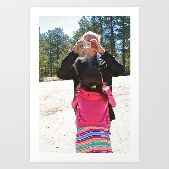 Father Daughter Love Art Print