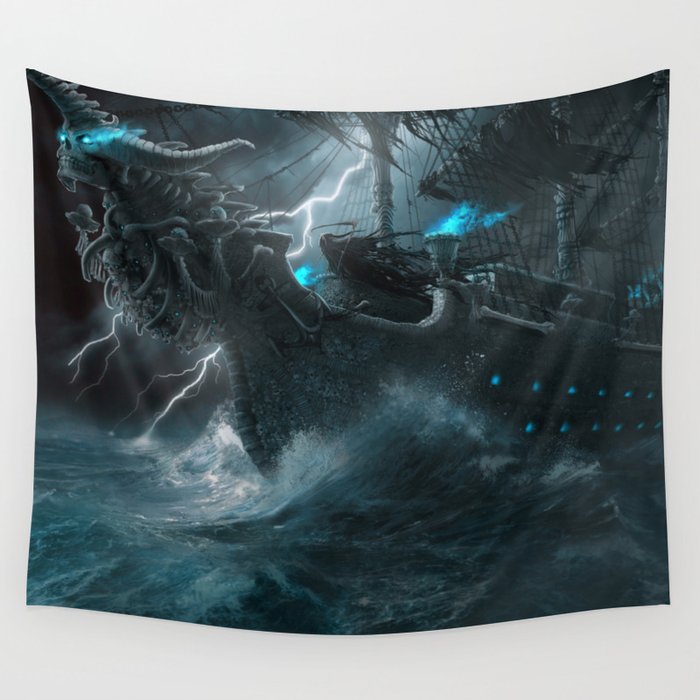 The Galley of Death Wall Tapestry