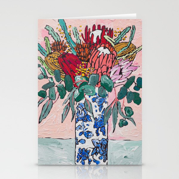 Australian Native Bouquet of Flowers after Matisse Stationery Cards