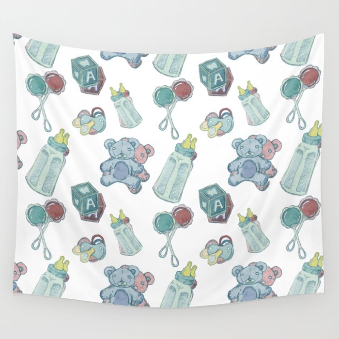 Baby Pattern Wall Tapestry