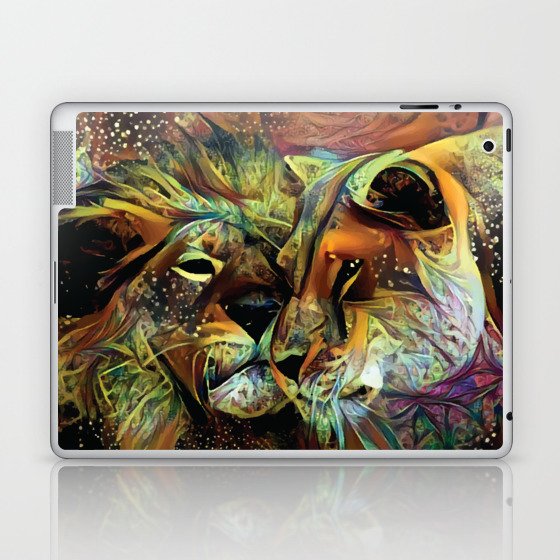 A tender moment in the wild Laptop & iPad Skin