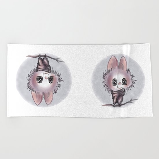 Bat Beach Towel
