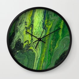 Green Oasis Wall Clock